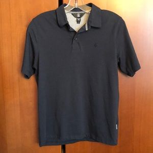 Volcom Polo Shirt Black Size Large Kids